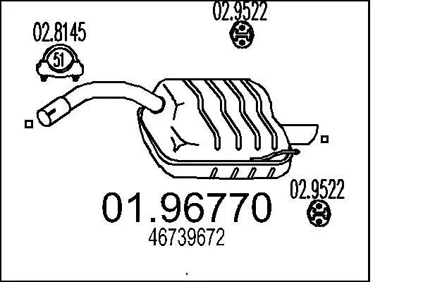 Endschalldämpfer MTS 01.96770