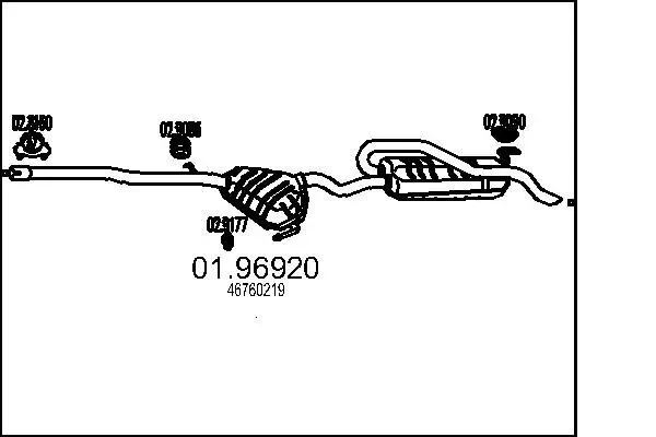 Endschalldämpfer MTS 01.96920