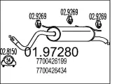 Endschalldämpfer MTS 01.97280