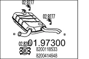 Endschalldämpfer MTS 01.97300