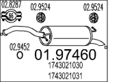 Endschalldämpfer MTS 01.97460