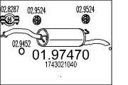 Endschalldämpfer MTS 01.97470