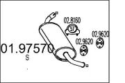 Endschalldämpfer MTS 01.97570