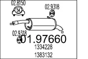 Endschalldämpfer MTS 01.97660