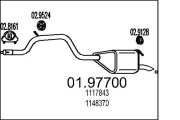 Endschalldämpfer MTS 01.97700