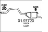 Endschalldämpfer MTS 01.97720