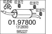 Endschalldämpfer MTS 01.97800