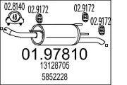 Endschalldämpfer MTS 01.97810