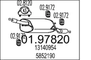 Endschalldämpfer MTS 01.97820