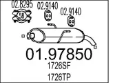 Endschalldämpfer MTS 01.97850