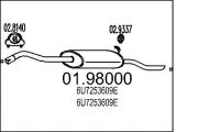 Endschalldämpfer MTS 01.98000
