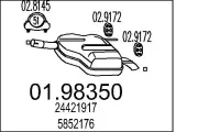 Endschalldämpfer MTS 01.98350