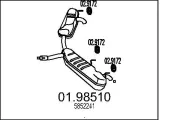 Endschalldämpfer MTS 01.98510