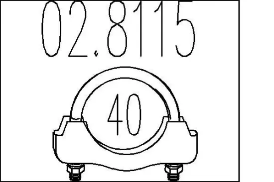 Rohrverbinder, Abgasanlage MTS 02.8115 Bild Rohrverbinder, Abgasanlage MTS 02.8115