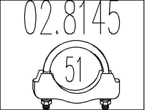 Rohrverbinder, Abgasanlage MTS 02.8145 Bild Rohrverbinder, Abgasanlage MTS 02.8145