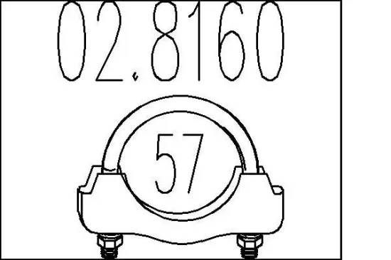 Rohrverbinder, Abgasanlage MTS 02.8160 Bild Rohrverbinder, Abgasanlage MTS 02.8160