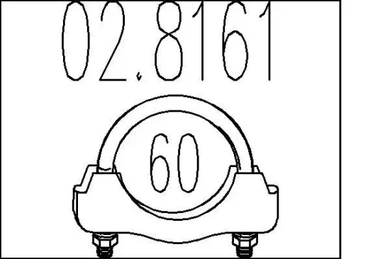 Rohrverbinder, Abgasanlage MTS 02.8161 Bild Rohrverbinder, Abgasanlage MTS 02.8161