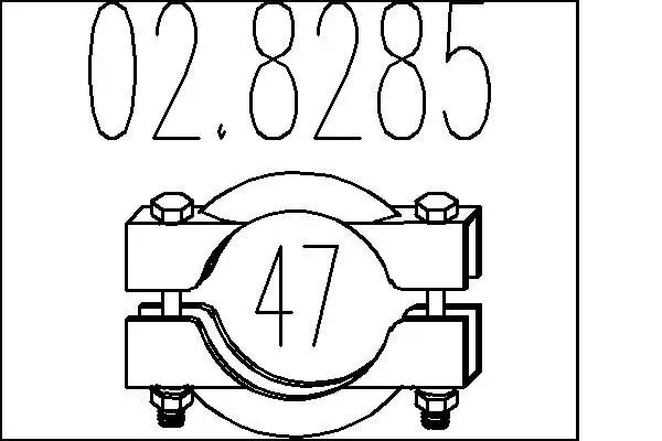 Rohrverbinder, Abgasanlage MTS 02.8285