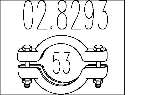 Rohrverbinder, Abgasanlage MTS 02.8293