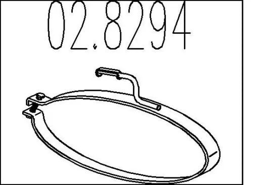 Rohrverbinder, Abgasanlage MTS 02.8294 Bild Rohrverbinder, Abgasanlage MTS 02.8294