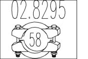 Rohrverbinder, Abgasanlage MTS 02.8295