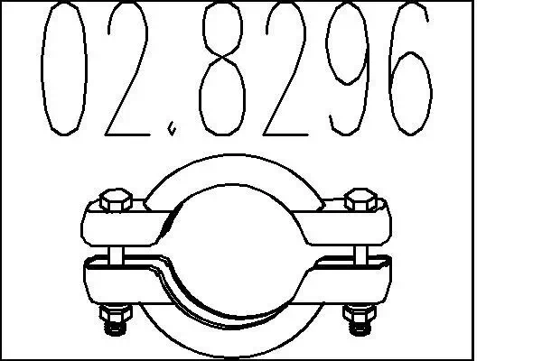 Rohrverbinder, Abgasanlage MTS 02.8296