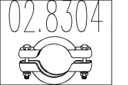 Rohrverbinder, Abgasanlage MTS 02.8304