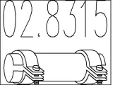 Rohrverbinder, Abgasanlage MTS 02.8315