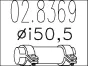 Rohrverbinder, Abgasanlage MTS 02.8369