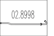 Rohrverbinder, Abgasanlage MTS 02.8998