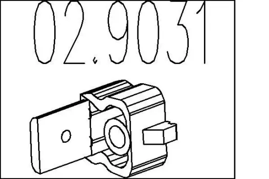 Anschlagpuffer, Schalldämpfer MTS 02.9031 Bild Anschlagpuffer, Schalldämpfer MTS 02.9031