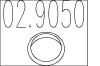 Dichtring, Abgasrohr MTS 02.9050
