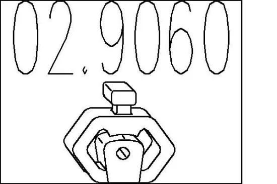 Anschlagpuffer, Schalldämpfer MTS 02.9060 Bild Anschlagpuffer, Schalldämpfer MTS 02.9060