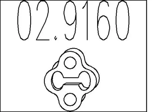 Anschlagpuffer, Schalldämpfer MTS 02.9160 Bild Anschlagpuffer, Schalldämpfer MTS 02.9160