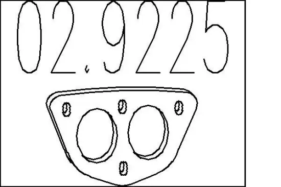 Dichtung, Abgasrohr MTS 02.9225 Bild Dichtung, Abgasrohr MTS 02.9225