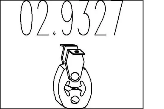 Anschlagpuffer, Schalldämpfer MTS 02.9327 Bild Anschlagpuffer, Schalldämpfer MTS 02.9327