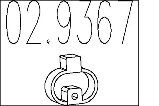 Anschlagpuffer, Schalldämpfer MTS 02.9367 Bild Anschlagpuffer, Schalldämpfer MTS 02.9367