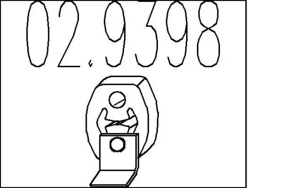 Anschlagpuffer, Schalldämpfer MTS 02.9398 Bild Anschlagpuffer, Schalldämpfer MTS 02.9398