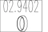 Dichtring, Abgasrohr MTS 02.9402