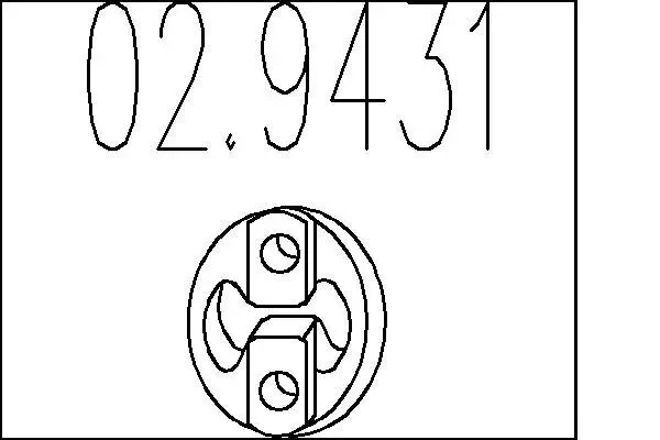 Anschlagpuffer, Schalldämpfer MTS 02.9431