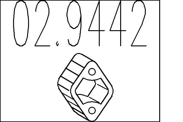 Anschlagpuffer, Schalldämpfer MTS 02.9442