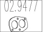 Dichtung, Abgasrohr MTS 02.9477