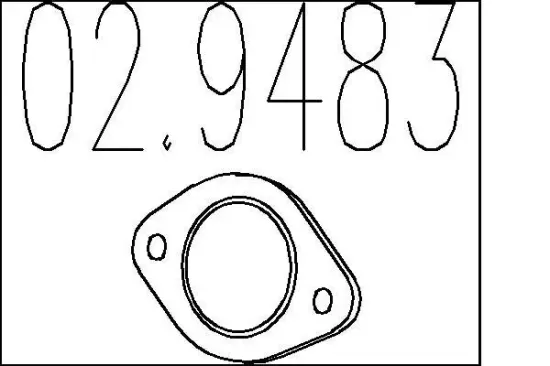 Dichtung, Abgasrohr MTS 02.9483 Bild Dichtung, Abgasrohr MTS 02.9483