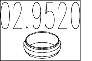 Dichtung, Abgasrohr MTS 02.9520