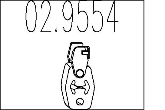 Anschlagpuffer, Schalldämpfer MTS 02.9554 Bild Anschlagpuffer, Schalldämpfer MTS 02.9554