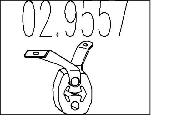 Anschlagpuffer, Schalldämpfer MTS 02.9557 Bild Anschlagpuffer, Schalldämpfer MTS 02.9557
