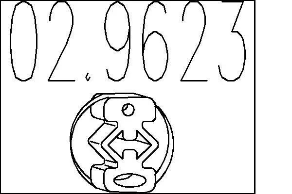 Anschlagpuffer, Schalldämpfer MTS 02.9623