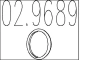 Dichtung, Abgasrohr MTS 02.9689