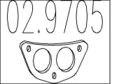 Dichtung, Abgasrohr MTS 02.9705