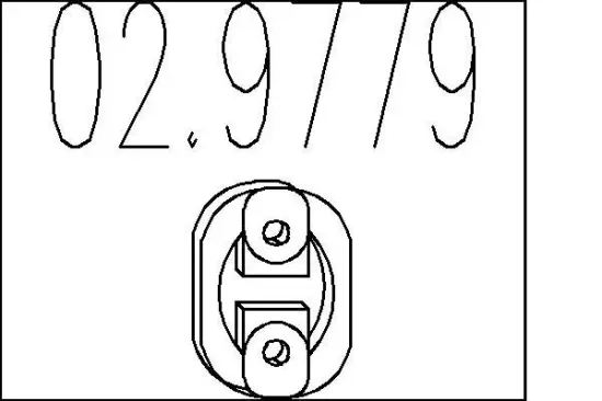Anschlagpuffer, Schalldämpfer MTS 02.9779 Bild Anschlagpuffer, Schalldämpfer MTS 02.9779